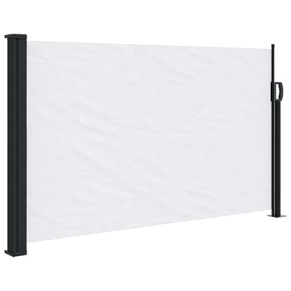 Seitenmarkise Ausziehbar Weiß 120x500 cm
