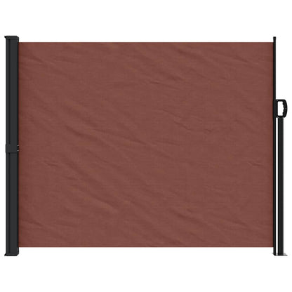 Seitenmarkise Ausziehbar Braun 160x500 cm