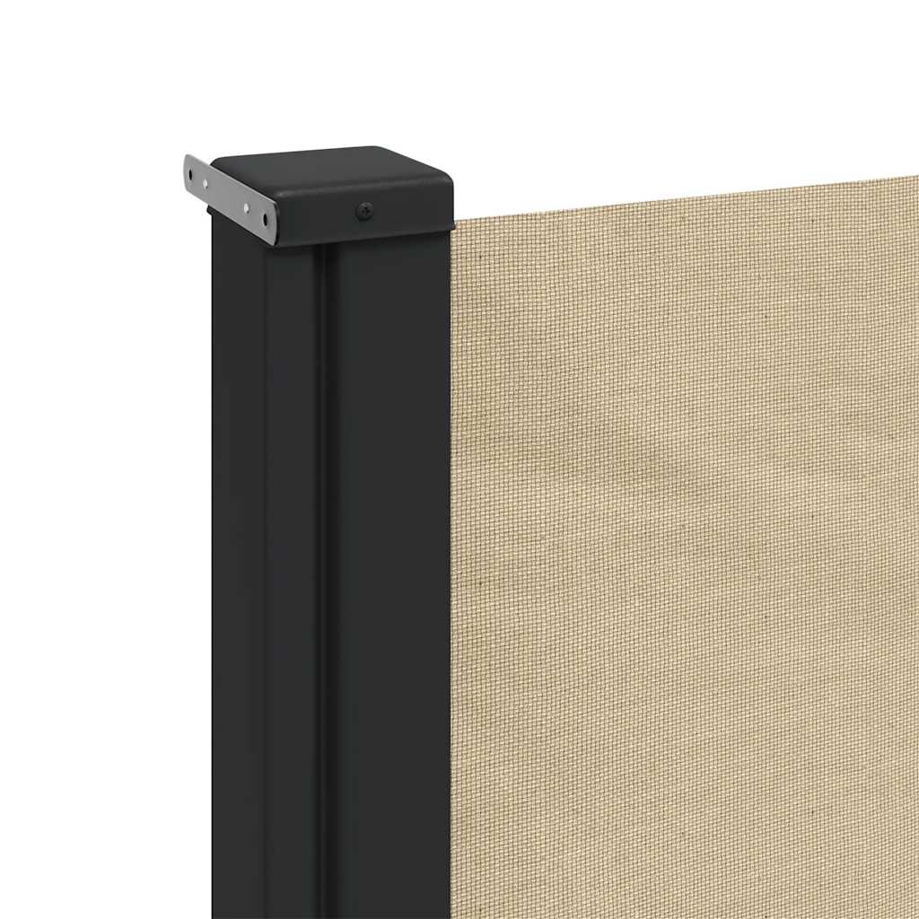 Seitenmarkise Ausziehbar Beige 180x500 cm
