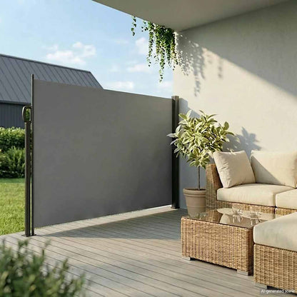 Seitenmarkise Ausziehbar Anthrazit 200x500 cm