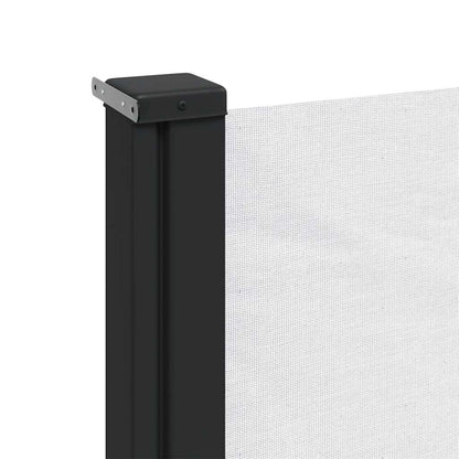 Seitenmarkise Ausziehbar Weiß 220x500 cm