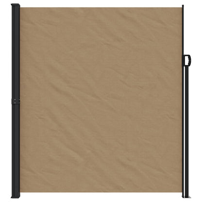Seitenmarkise Ausziehbar Taupe 220x500 cm