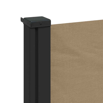 Seitenmarkise Ausziehbar Taupe 120x600 cm