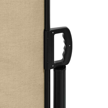 Seitenmarkise Ausziehbar Beige 200x600 cm