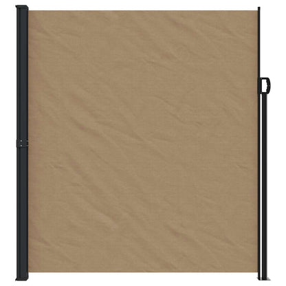 Seitenmarkise Ausziehbar Taupe 220x600 cm