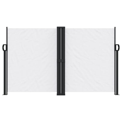 Seitenmarkise Ausziehbar Weiß 140x600 cm