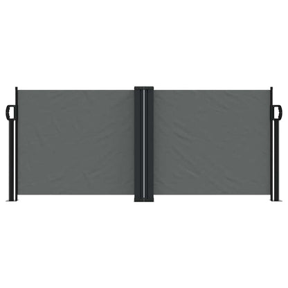 Seitenmarkise Ausziehbar Anthrazit 100x1000 cm
