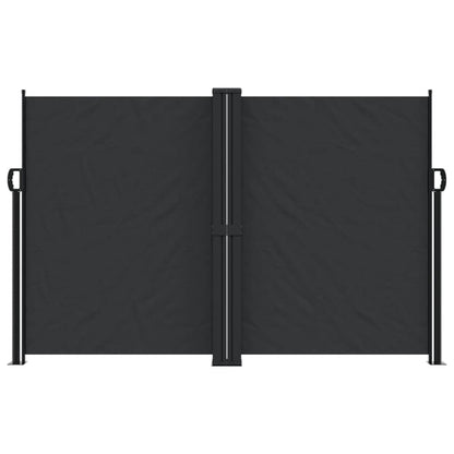 Seitenmarkise Ausziehbar Schwarz 160x1000 cm