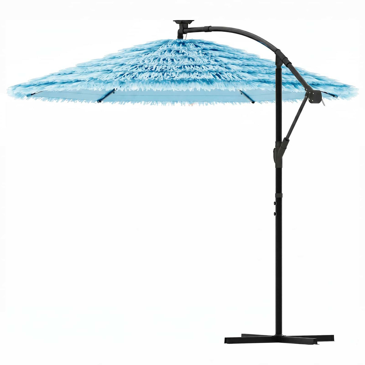 Sonnenschirm mit Stahlmast Blau 269x269x235 cm