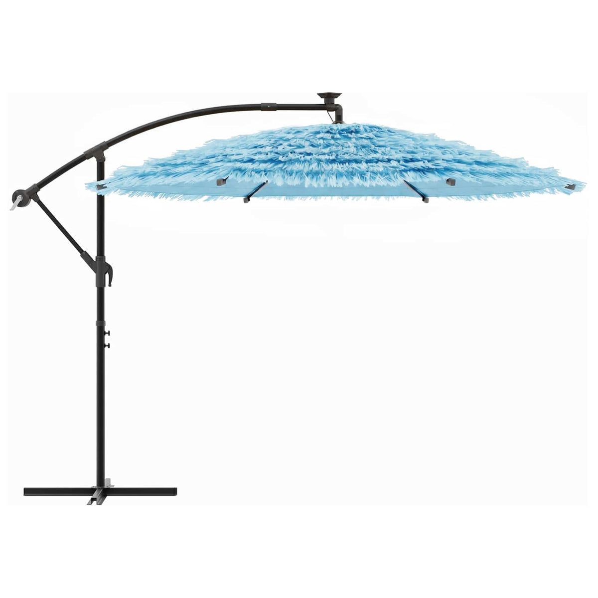 Sonnenschirm mit Stahlmast Blau 269x269x235 cm