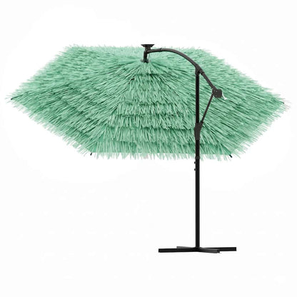 Sonnenschirm mit Stahlmast Grün 290x290x238 cm