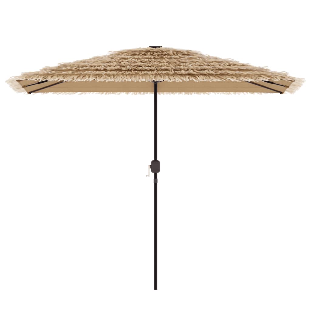 Parasol avec mât en acier marron 300x200x250 cm