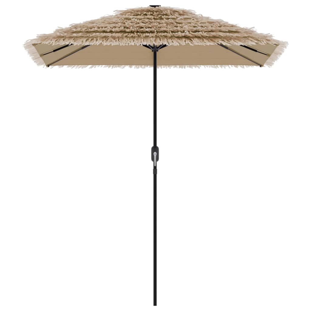 Parasol avec mât en acier marron 300x200x250 cm