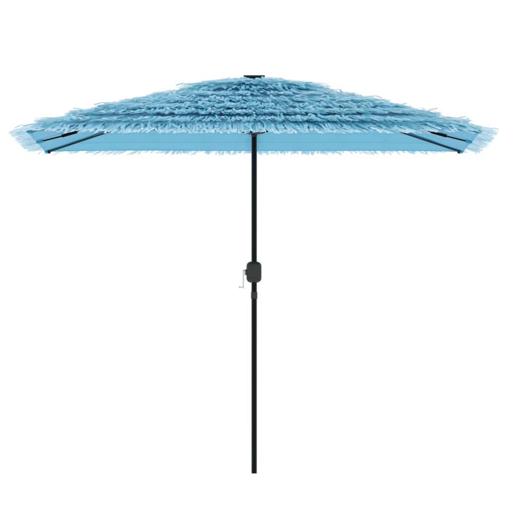 Parasol avec mât en acier bleu 300x200x250 cm