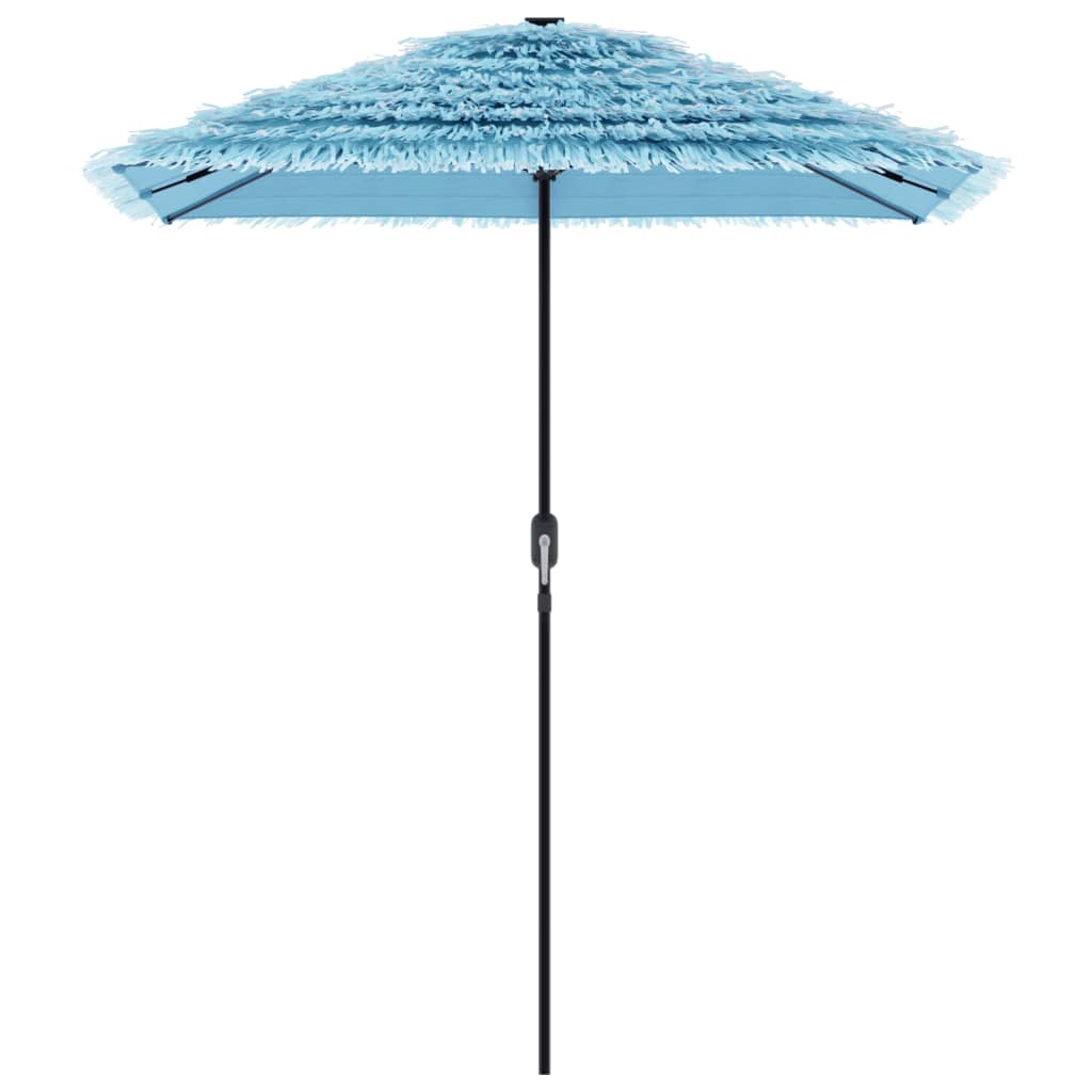 Parasol avec mât en acier bleu 300x200x250 cm