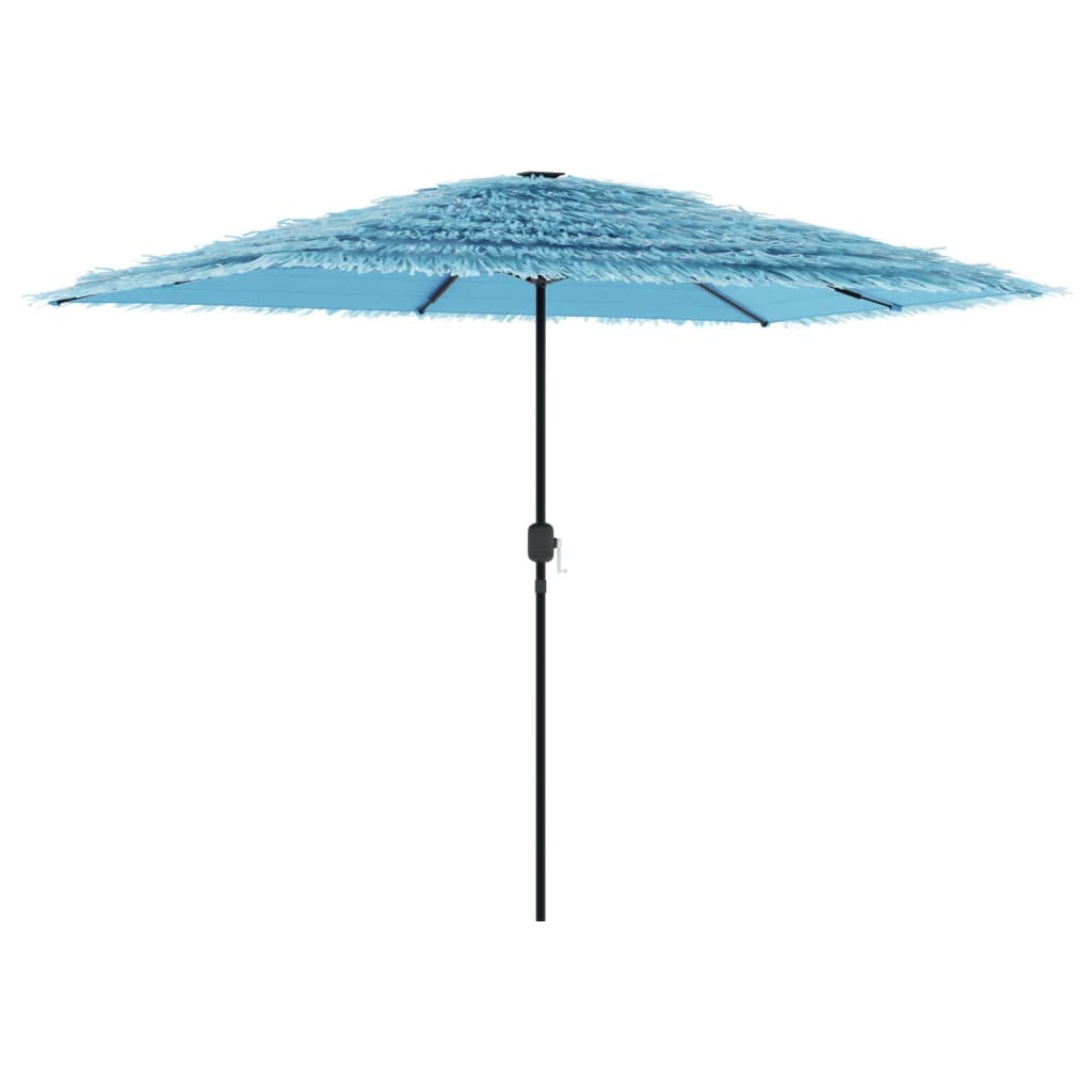 Parasol avec mât en acier bleu 300x200x250 cm