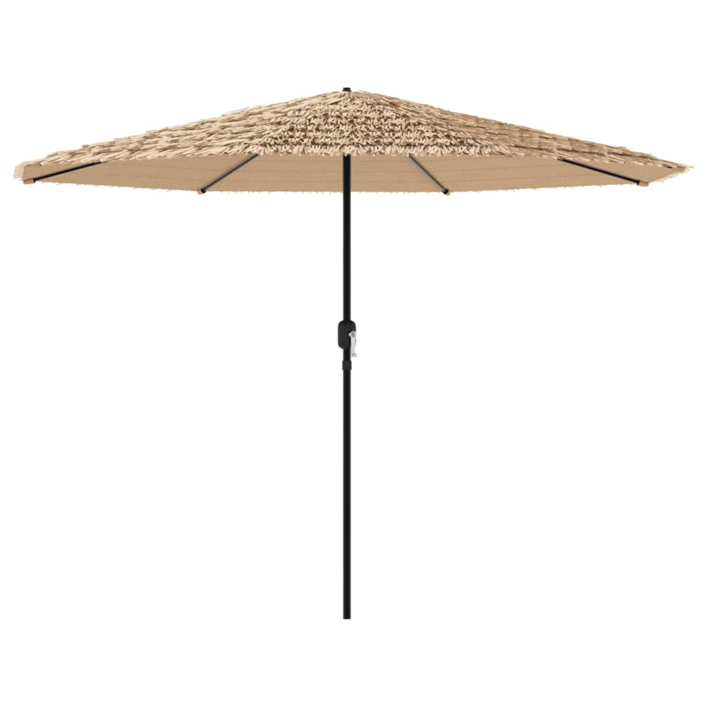 Parasol avec mât en acier marron 324x324x247 cm