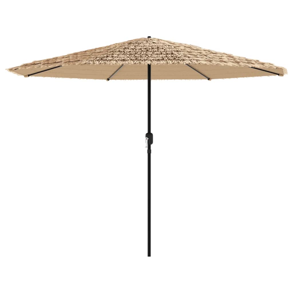 Parasol avec mât en acier marron 324x324x247 cm