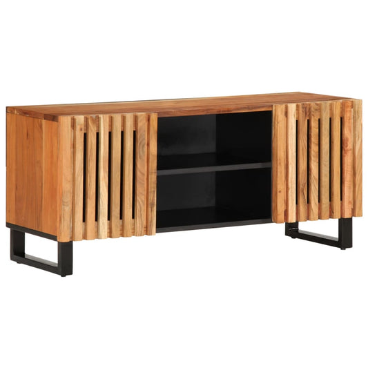 Meuble TV 105x34x46 cm en bois d'acacia massif