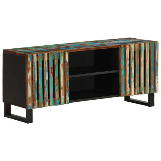 Meuble TV 105x34x46 cm en bois d'acacia massif