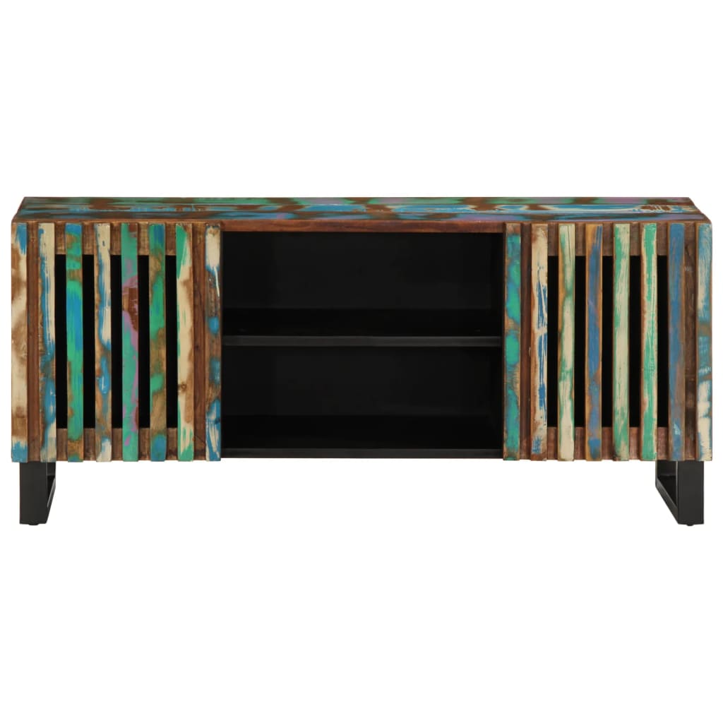 Meuble TV 105x34x46 cm en bois d'acacia massif