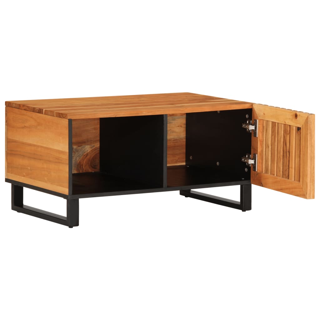 Table basse 80x51x40 cm en bois d'acacia massif