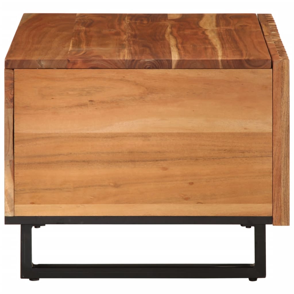 Table basse 80x51x40 cm en bois d'acacia massif