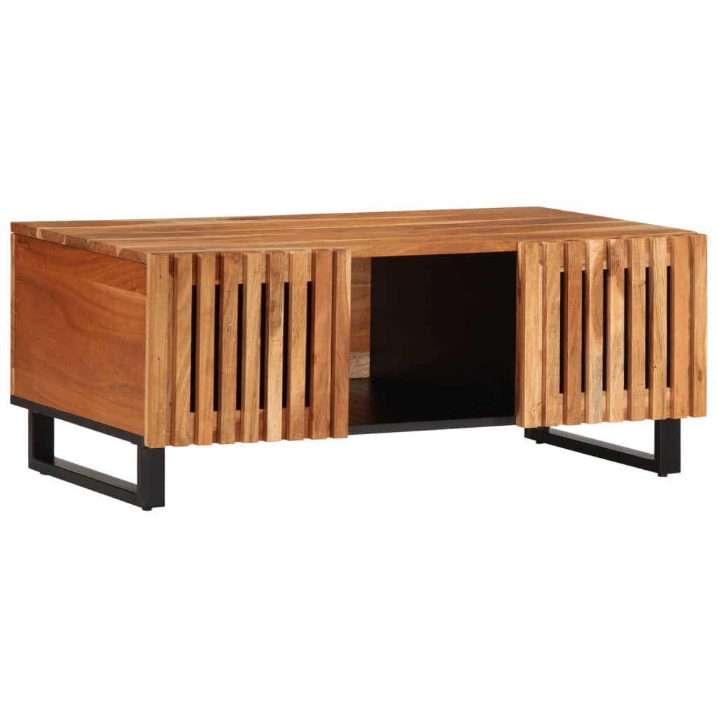 Table basse 100x55x40 cm en bois d'acacia massif