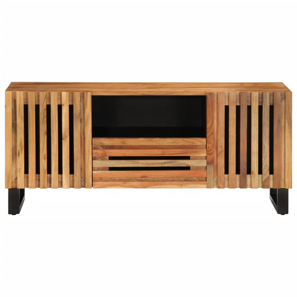 TV-Schrank 100x34x46 cm Massivholz Akazie