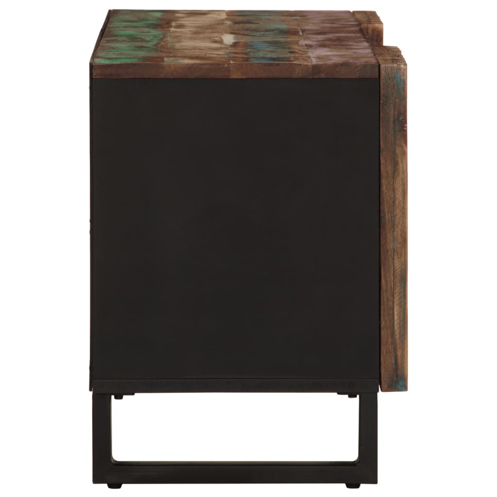 Meuble TV 100x34x46 cm en bois d'acacia massif