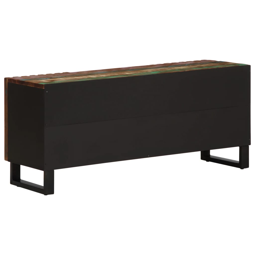 Meuble TV 100x34x46 cm en bois d'acacia massif