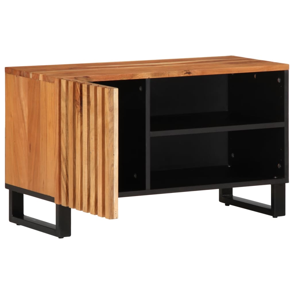 TV-Schrank 80x34x46 cm Massivholz Akazie