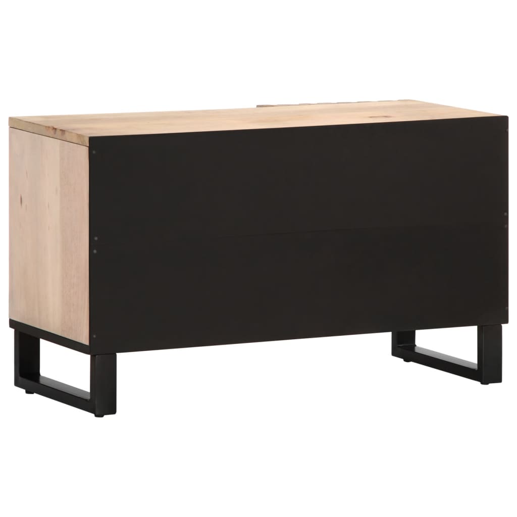 TV-Schrank 80x34x46 cm Massivholz Mango