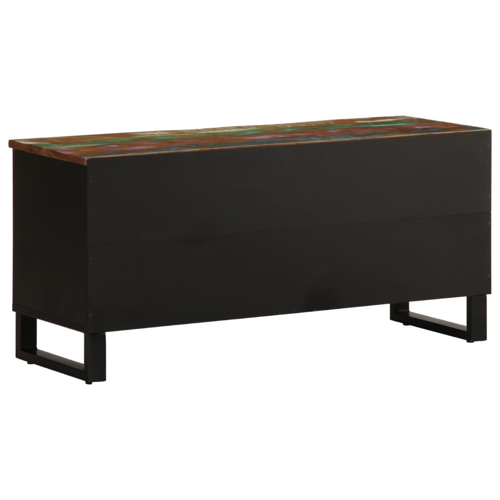 Meuble TV 100x34x46 cm en bois d'acacia massif