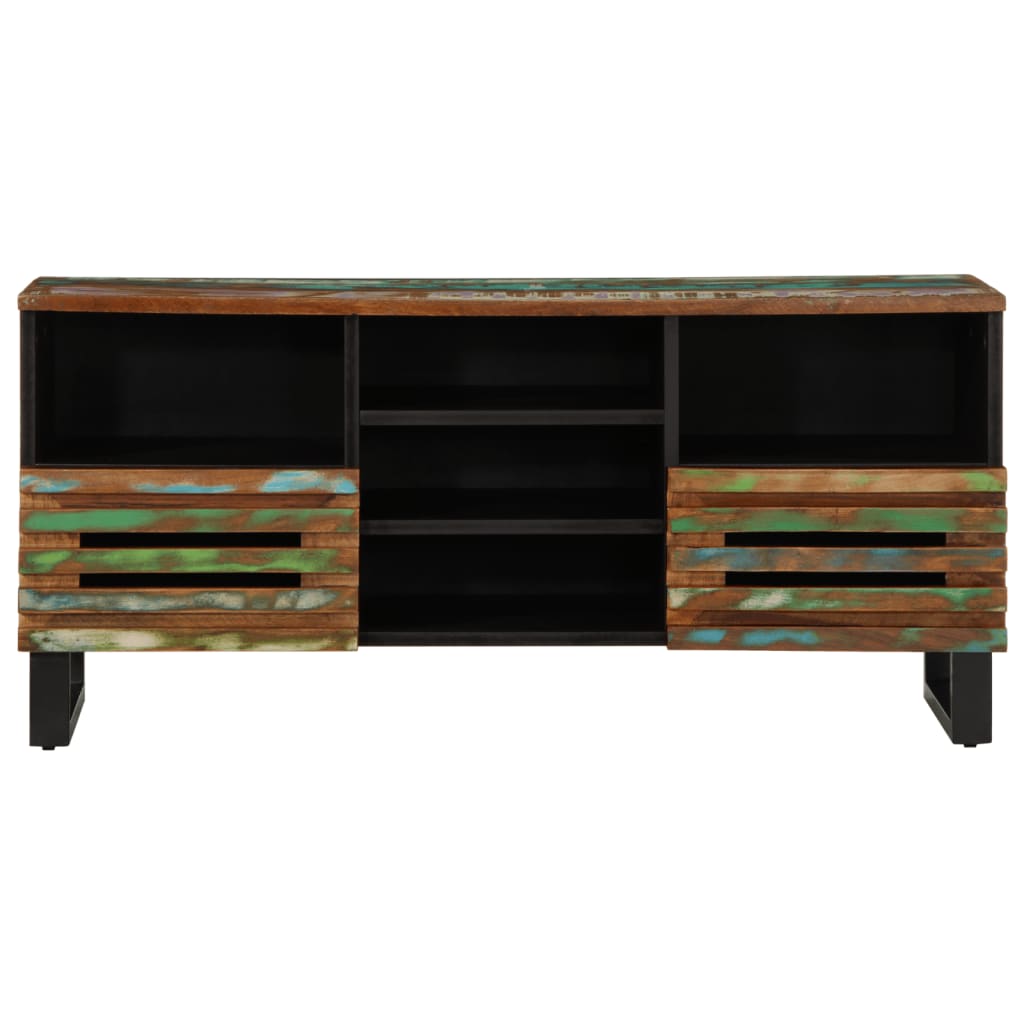 Meuble TV 100x34x46 cm en bois d'acacia massif