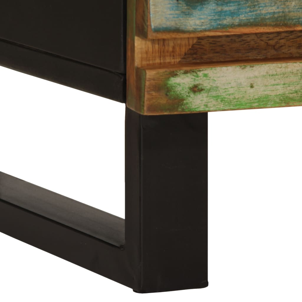 Meuble TV 100x34x46 cm en bois d'acacia massif