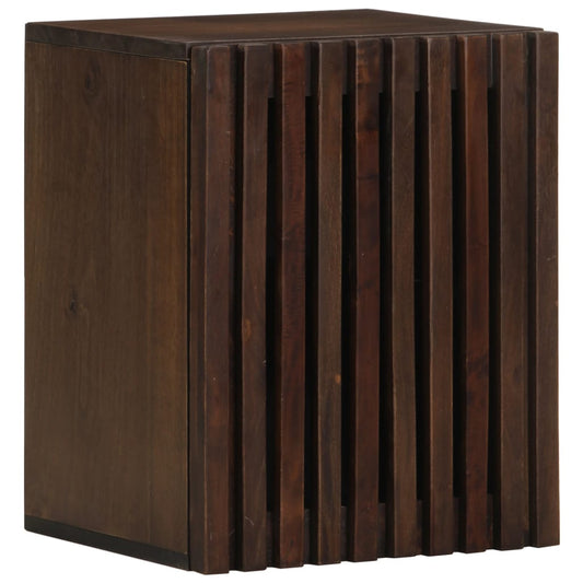 Meuble mural de salle de bain 38x34x48 cm bois de manguier massif marron