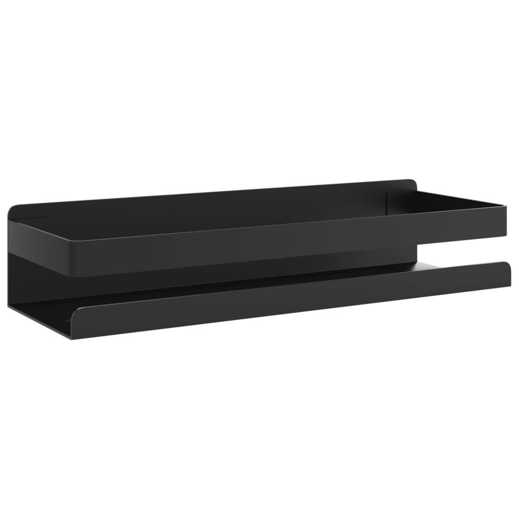 Duschablage Mattschwarz 30x10x6 cm Gebürsteter Edelstahl 304