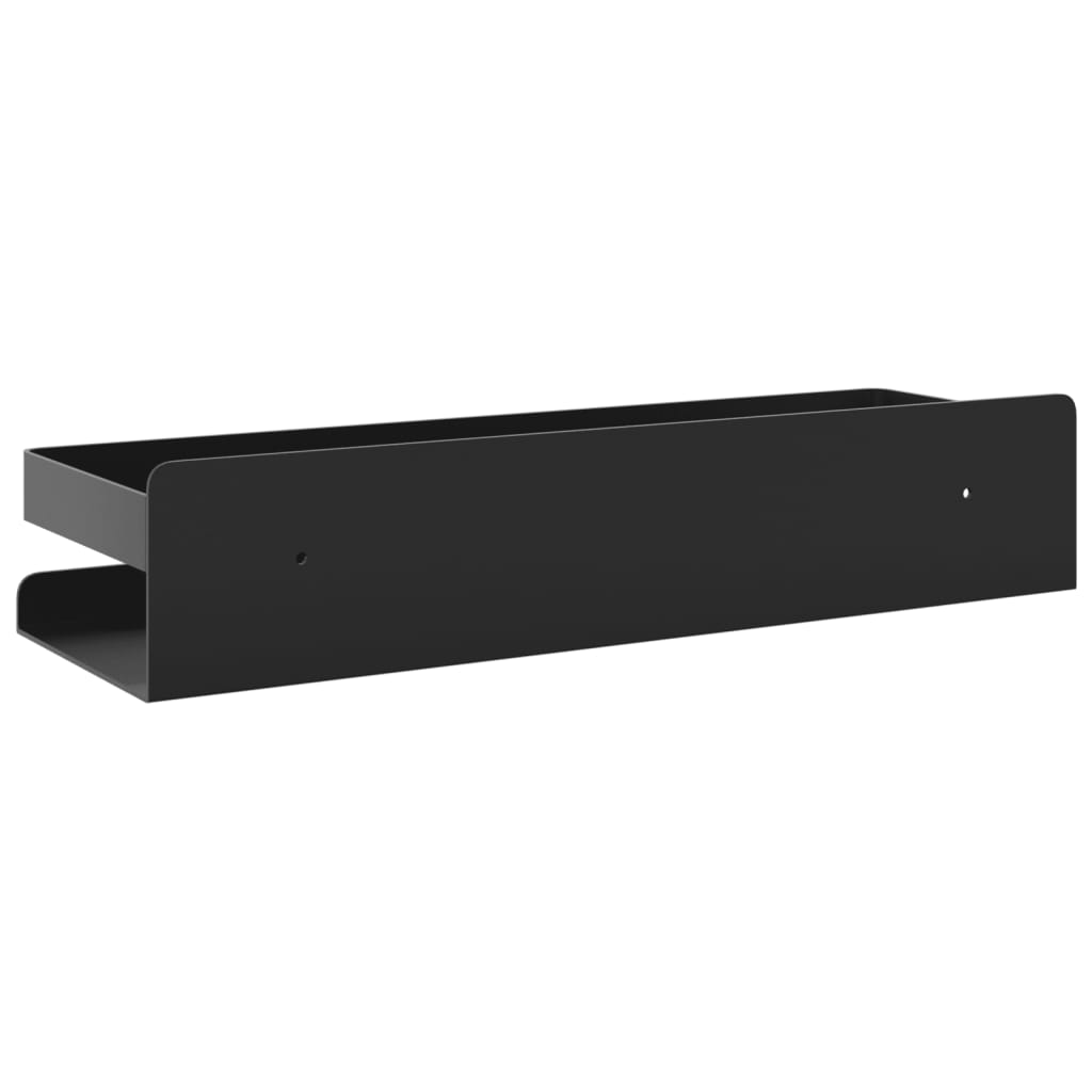 Duschablage Mattschwarz 30x10x6 cm Gebürsteter Edelstahl 304
