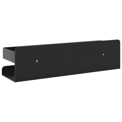 Duschablage Mattschwarz 23x6,5x6 cm Gebürsteter Edelstahl 304