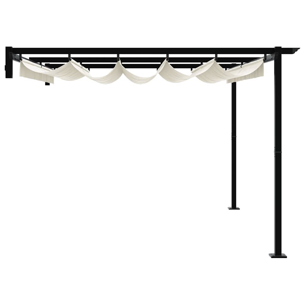Pavillon 400 x 300 x 200 cm Creme Polyester