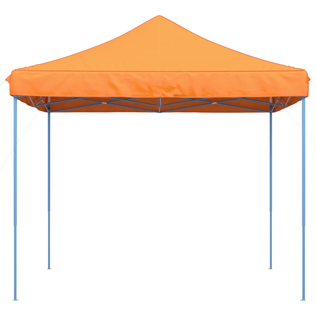 Tente de réception pliable pop-up orange 292x292x315 cm