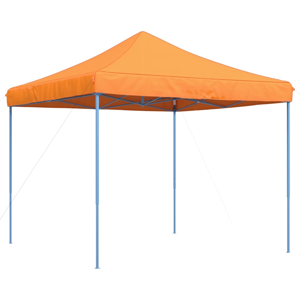 Tente de réception pliable pop-up orange 292x292x315 cm