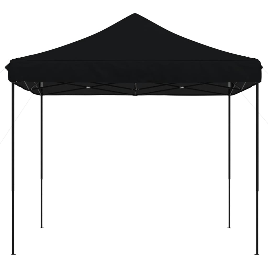 Tente de réception pliable pop-up noire 292x292x315 cm