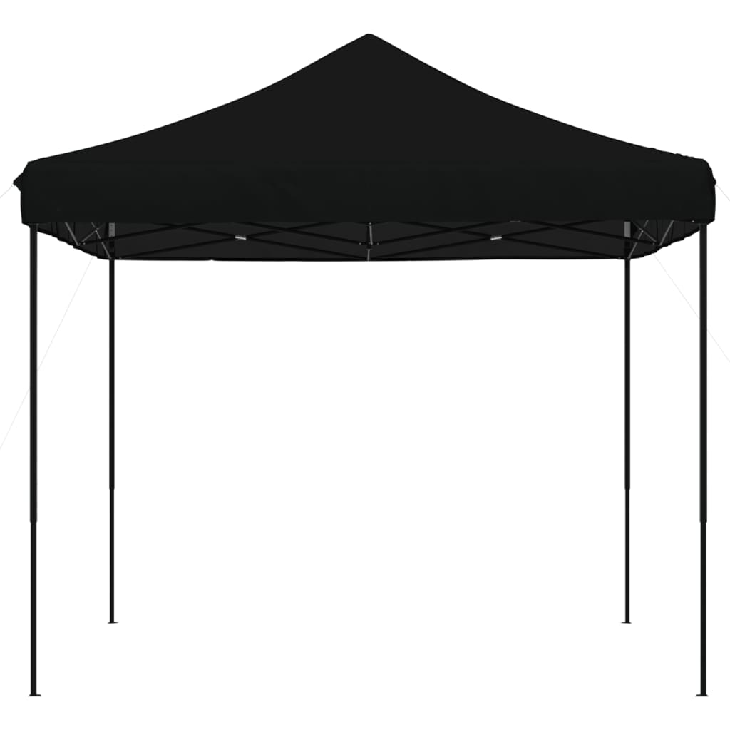 Tente de réception pliable pop-up noire 292x292x315 cm
