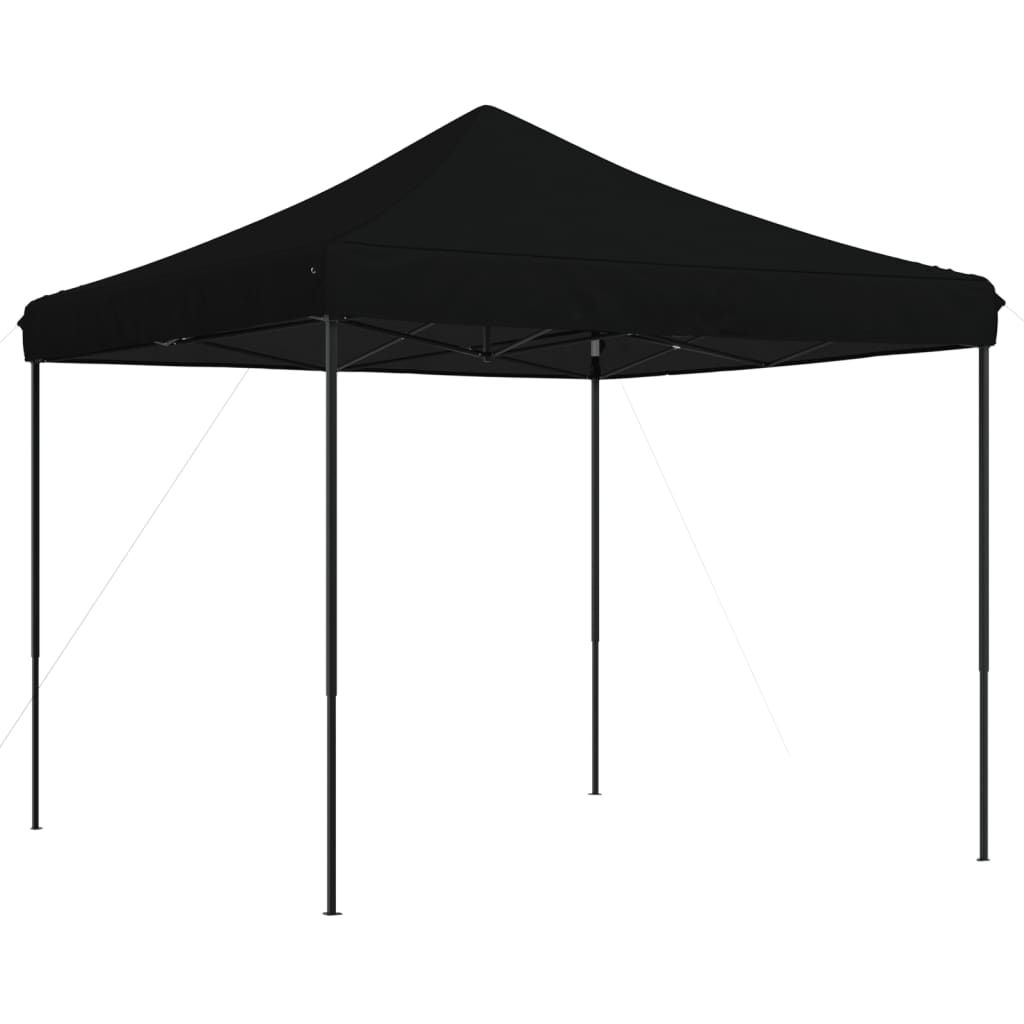 Tente de réception pliable pop-up noire 292x292x315 cm