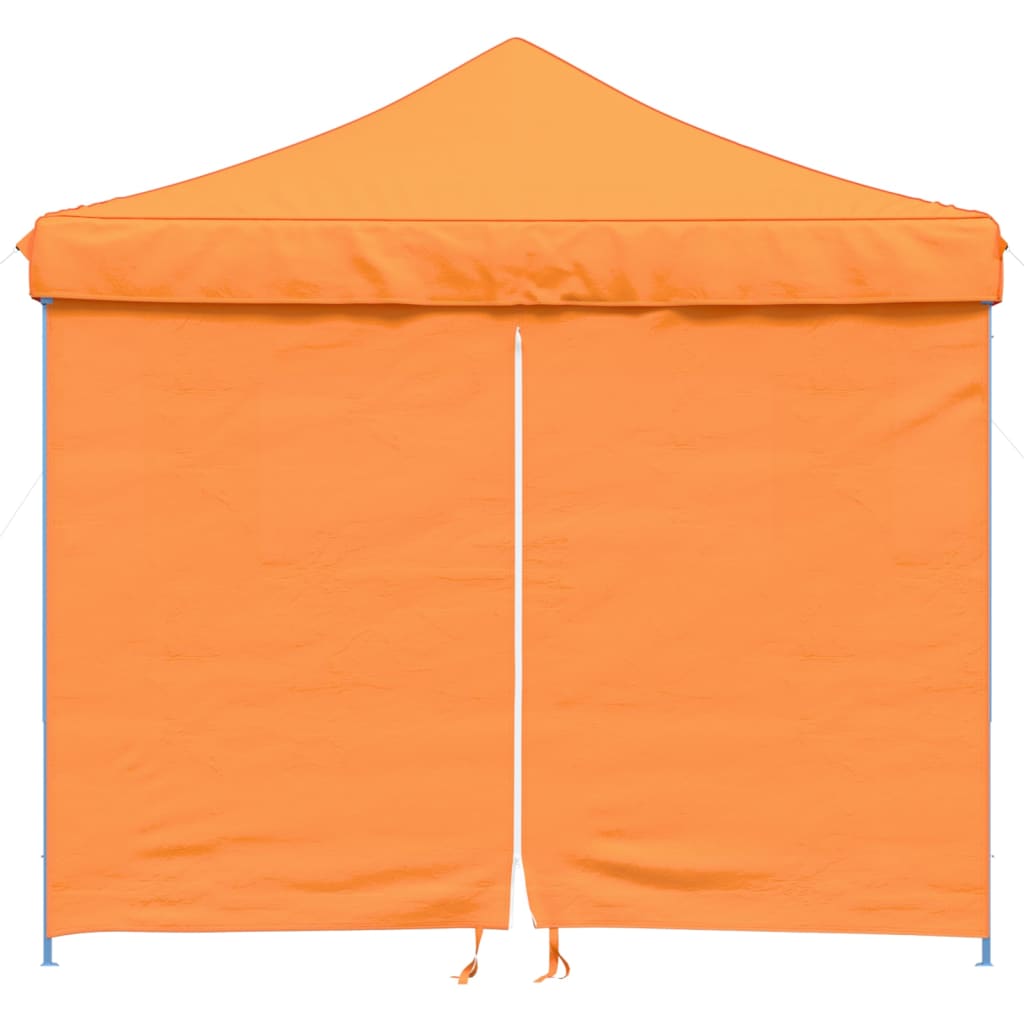 Partyzelt Faltbar Pop-Up mit 4 Seitenteilen Orange