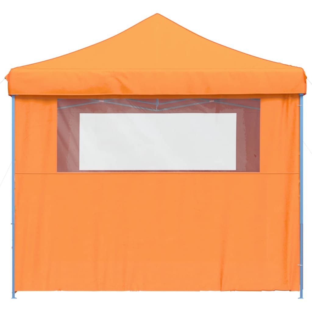 Partyzelt Faltbar Pop-Up mit 4 Seitenteilen Orange