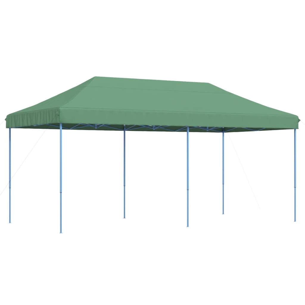 Tente de fête pliable pop-up vert 580x292x315 cm