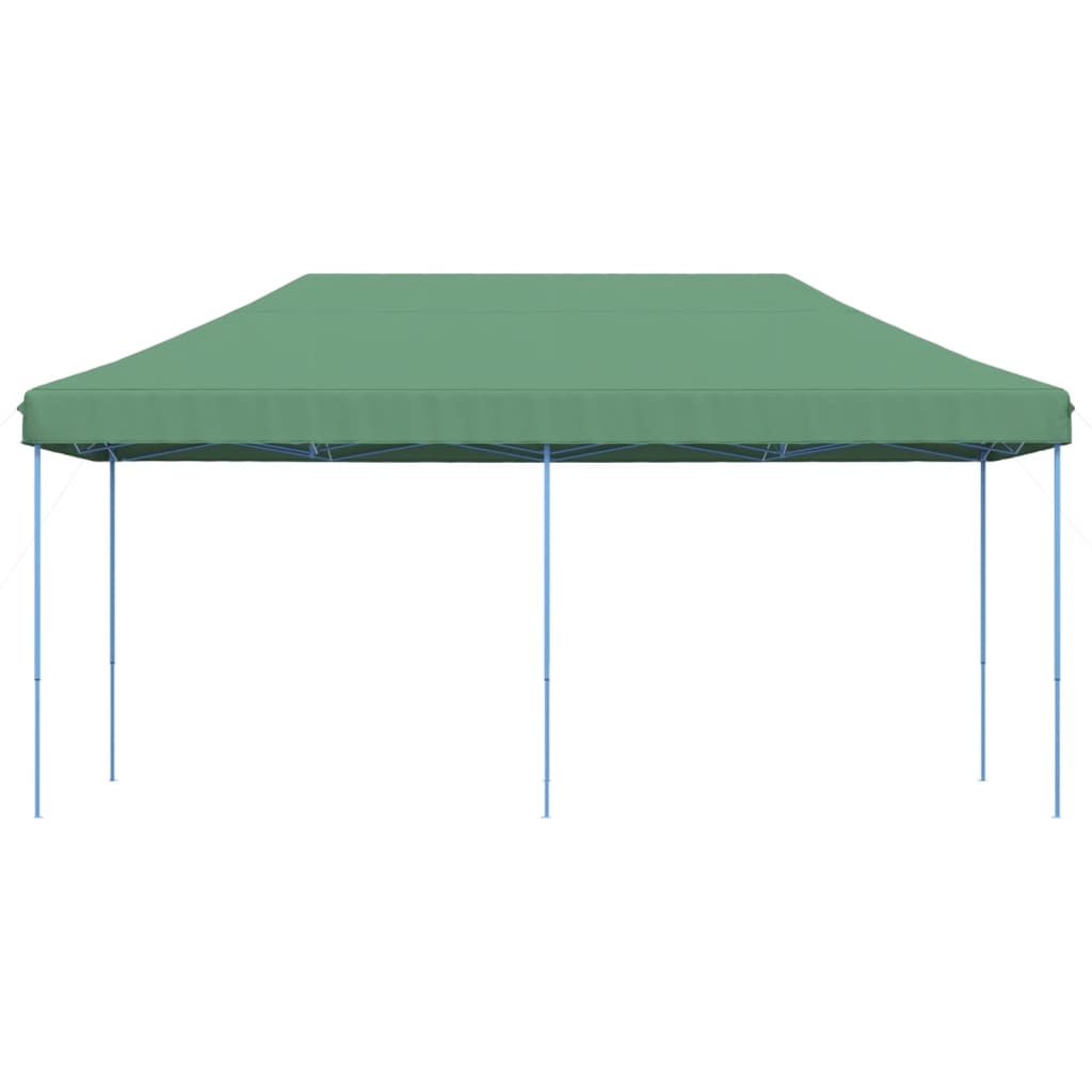 Tente de fête pliable pop-up vert 580x292x315 cm
